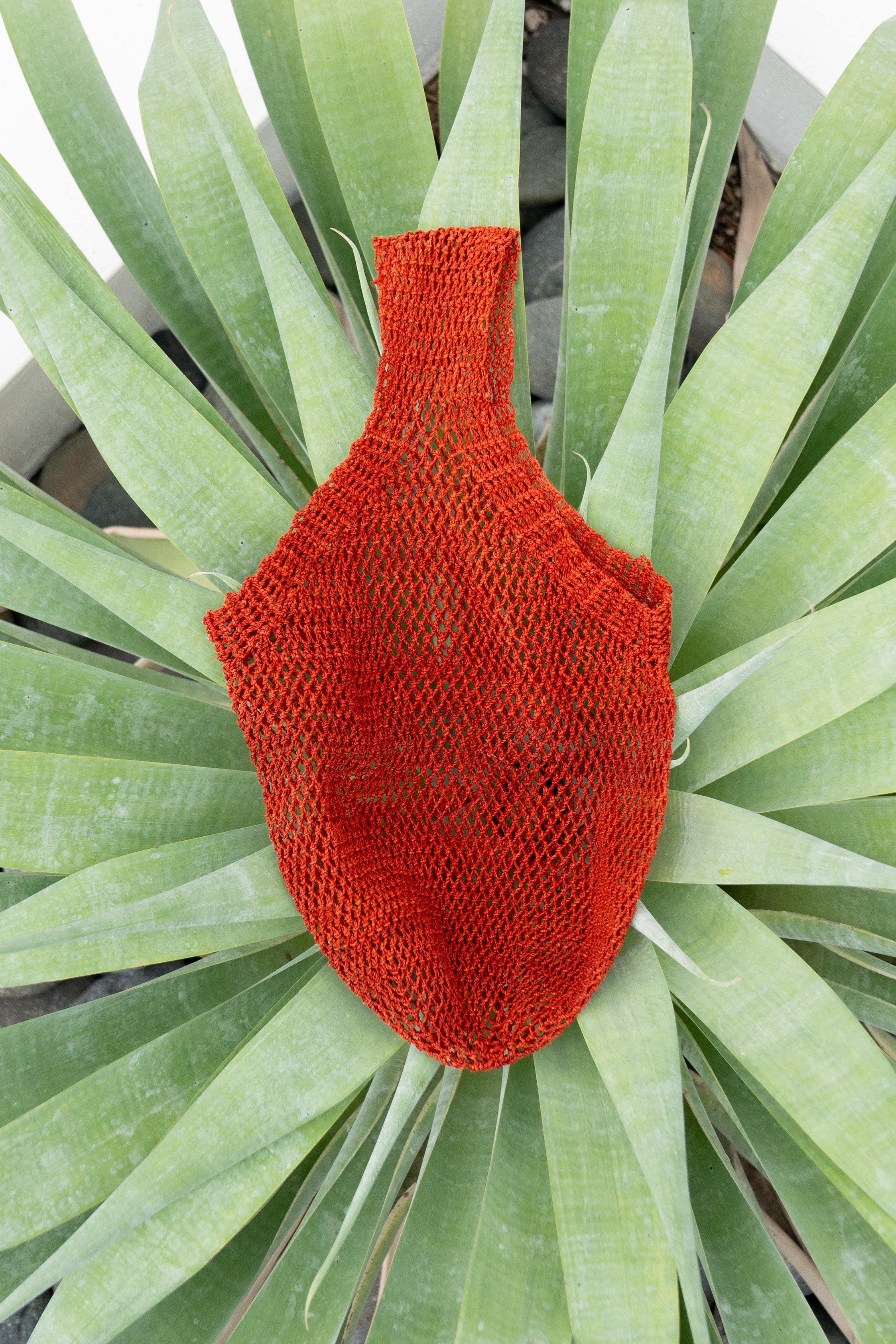 Net Pouch Burgundy