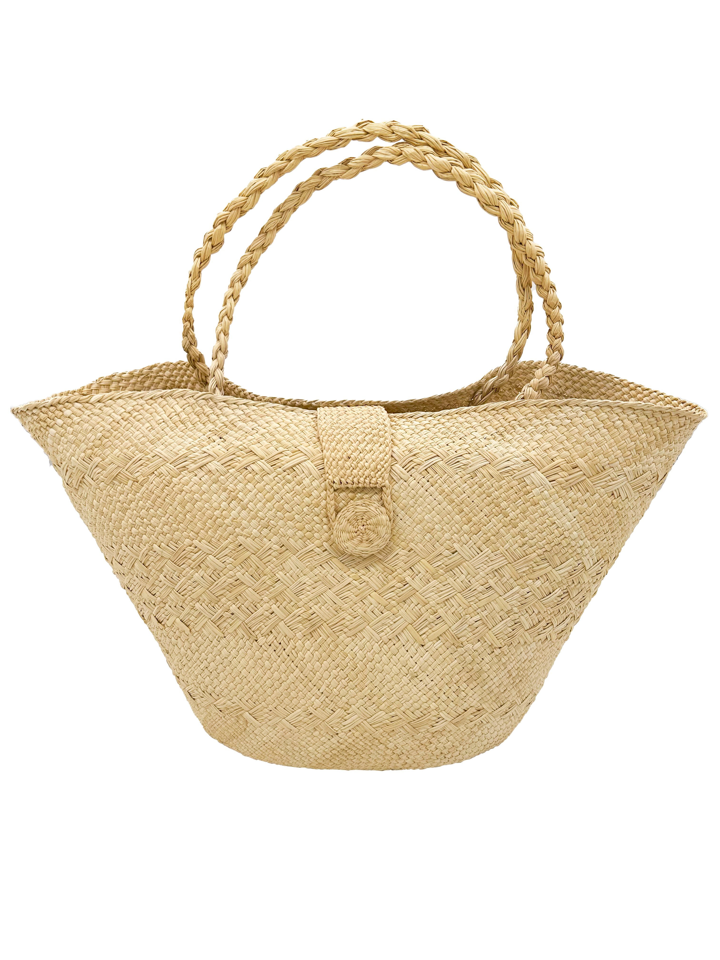 Saint-Tropez Chic Straw Beach Bag
