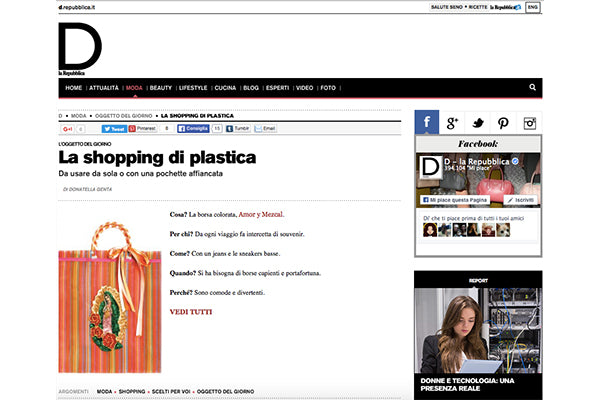 Amor Y Mezcal on D.it Repubblica, January 2016