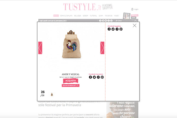 Amor Y Mezcal on Tu Style.it, April 2017