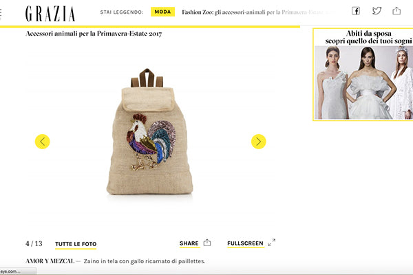 Amor Y Mezcal on Grazia.it, May 2017