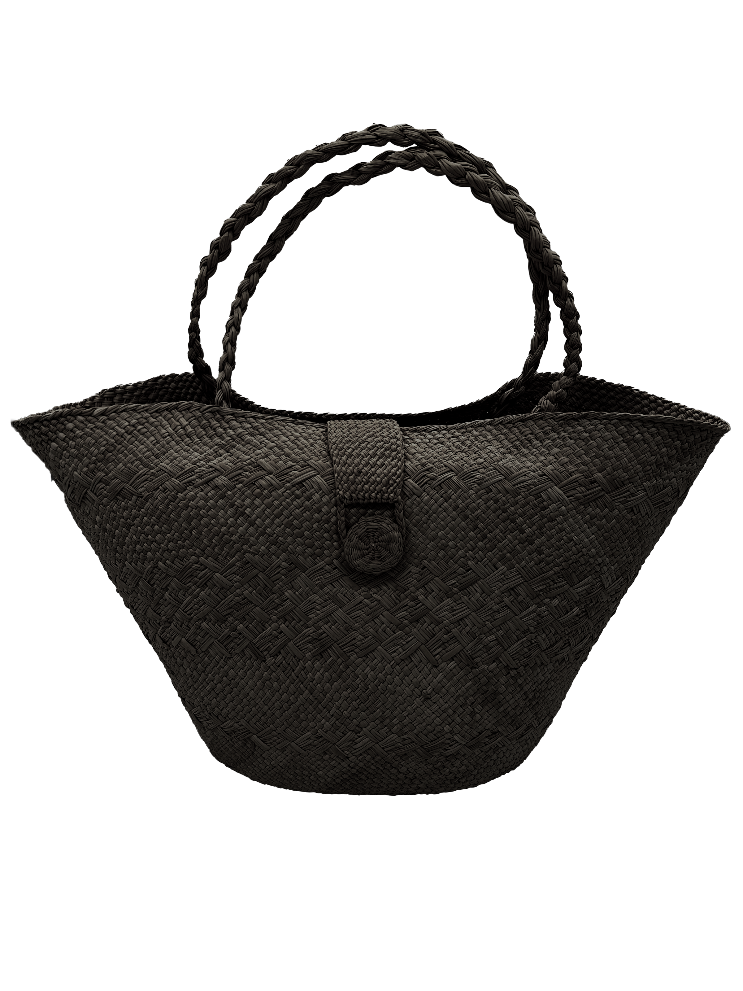 Saint-Tropez Chic Straw Beach Bag