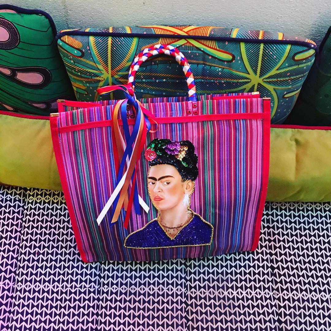 Frida Kahlo market bag