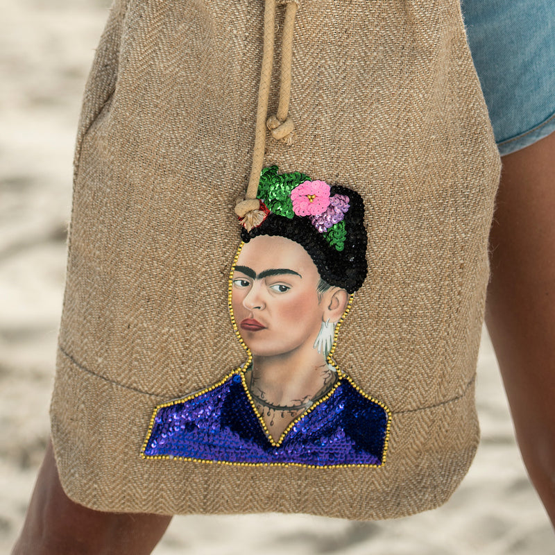 Frida Backpack detail Amor y Mezcal